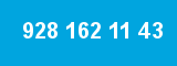928 162 11 43 928 162 11 43